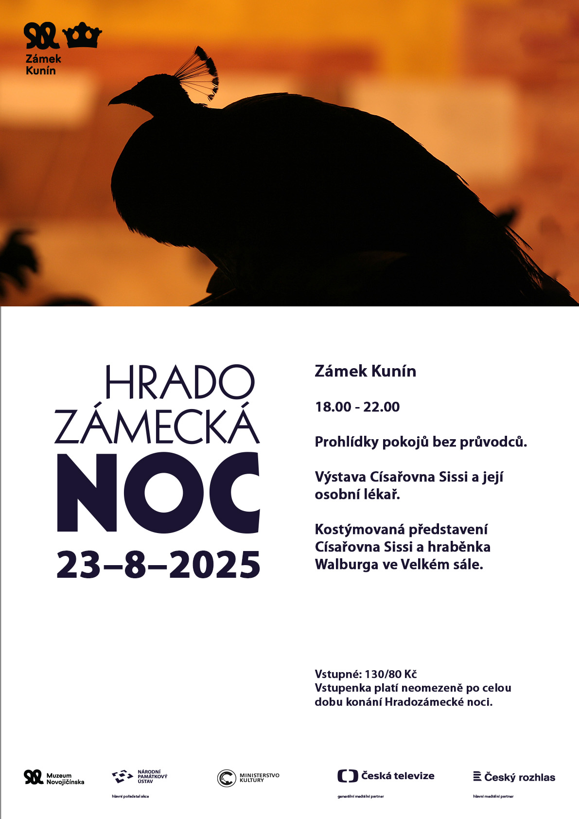 plakat kunin hradozamecka noc 2025